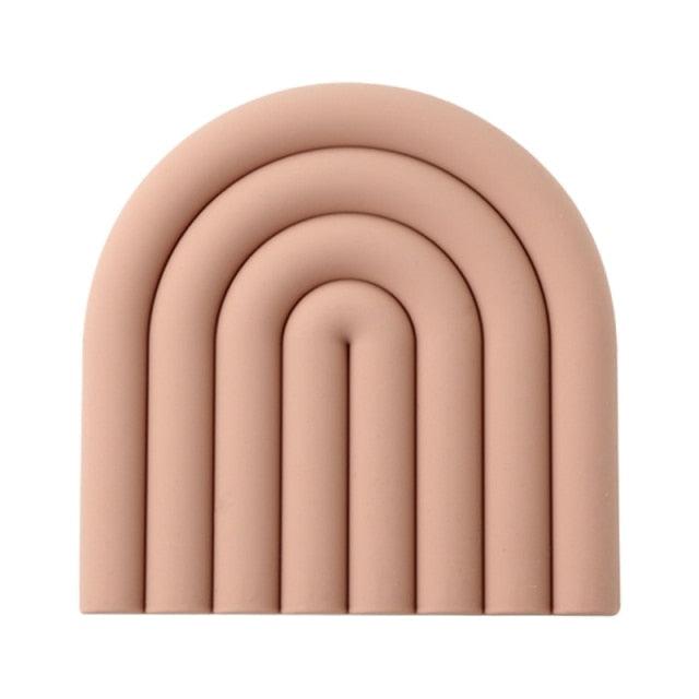 Rainbow Silicone Coasters