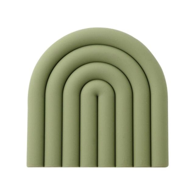 Rainbow Silicone Coasters