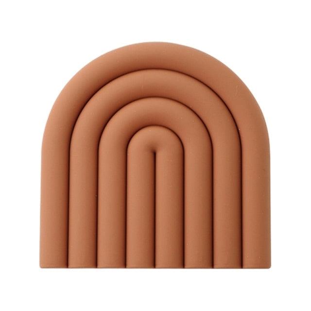 Rainbow Silicone Coasters