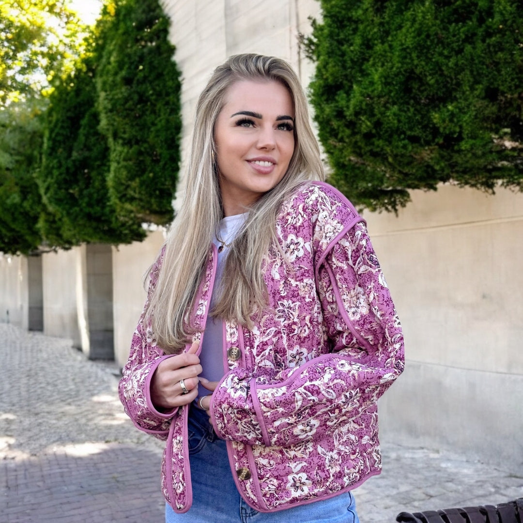 Layla Floral Quilted Jacket