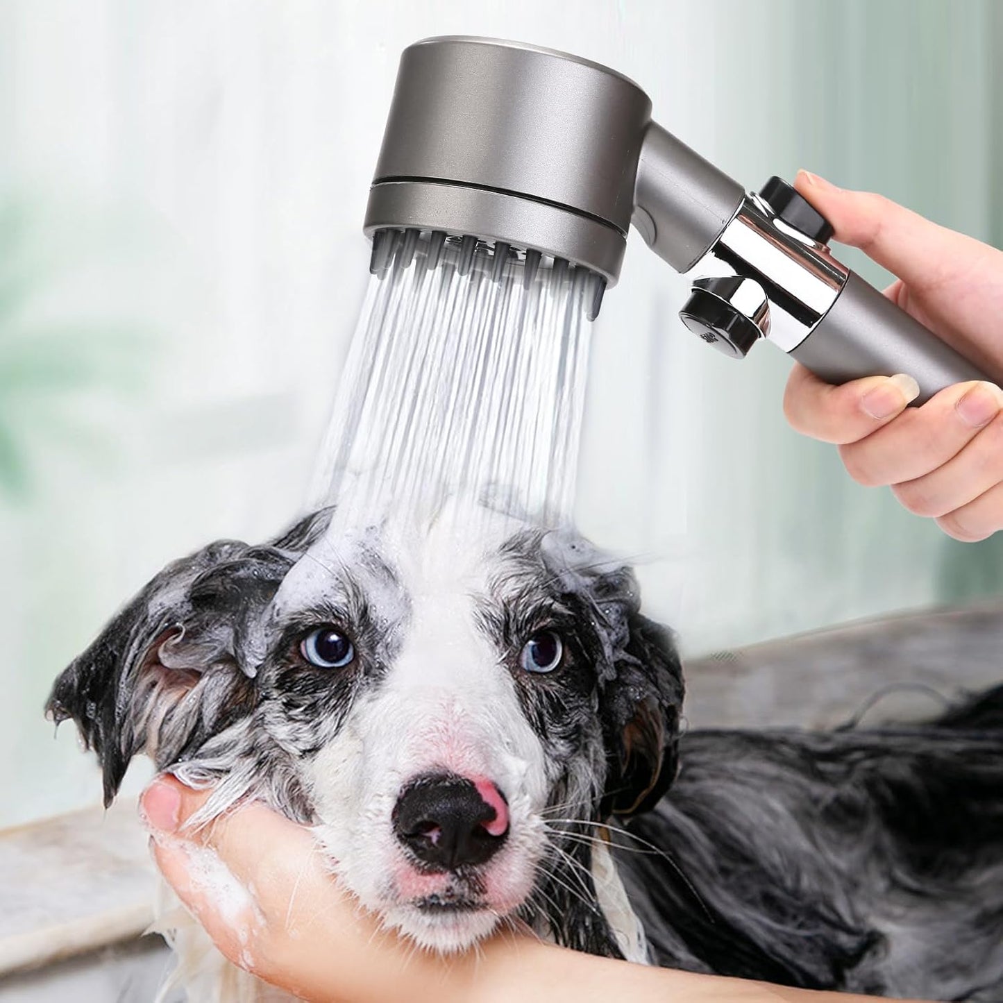 ראש מקלחת מגביר לחץ מסנן חכם