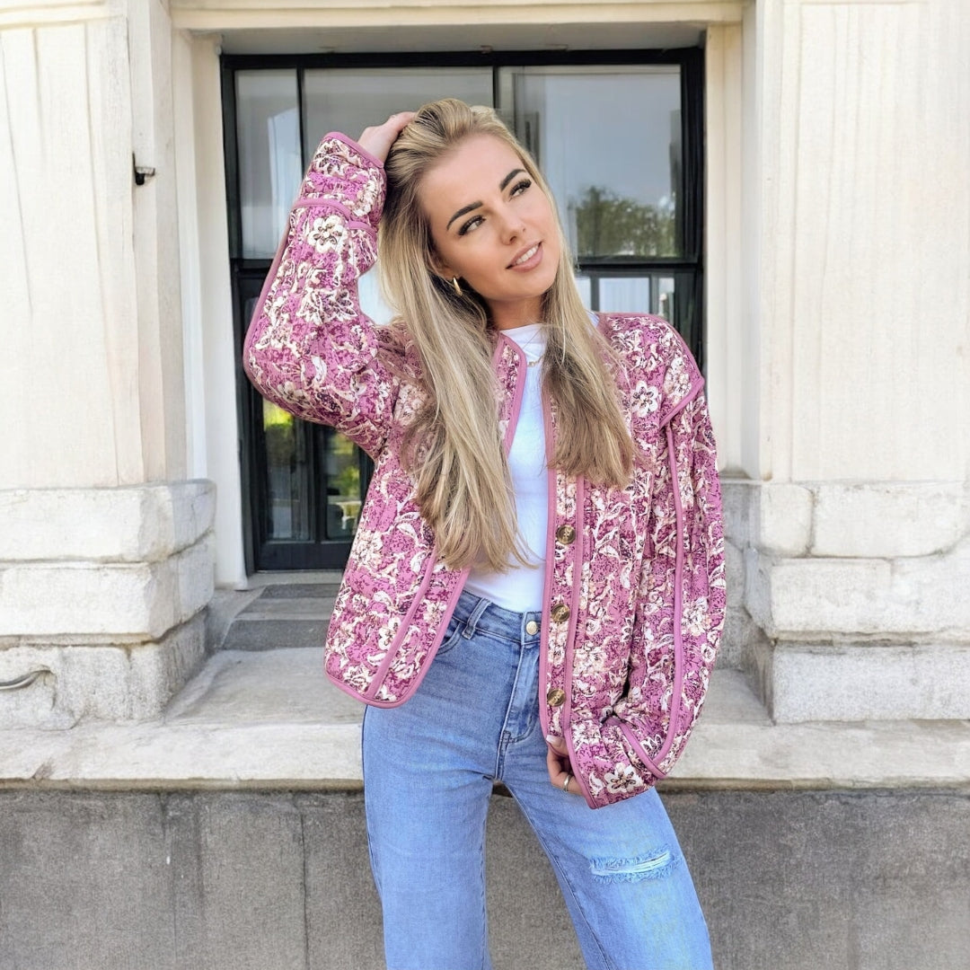 Layla Floral Quilted Jacket