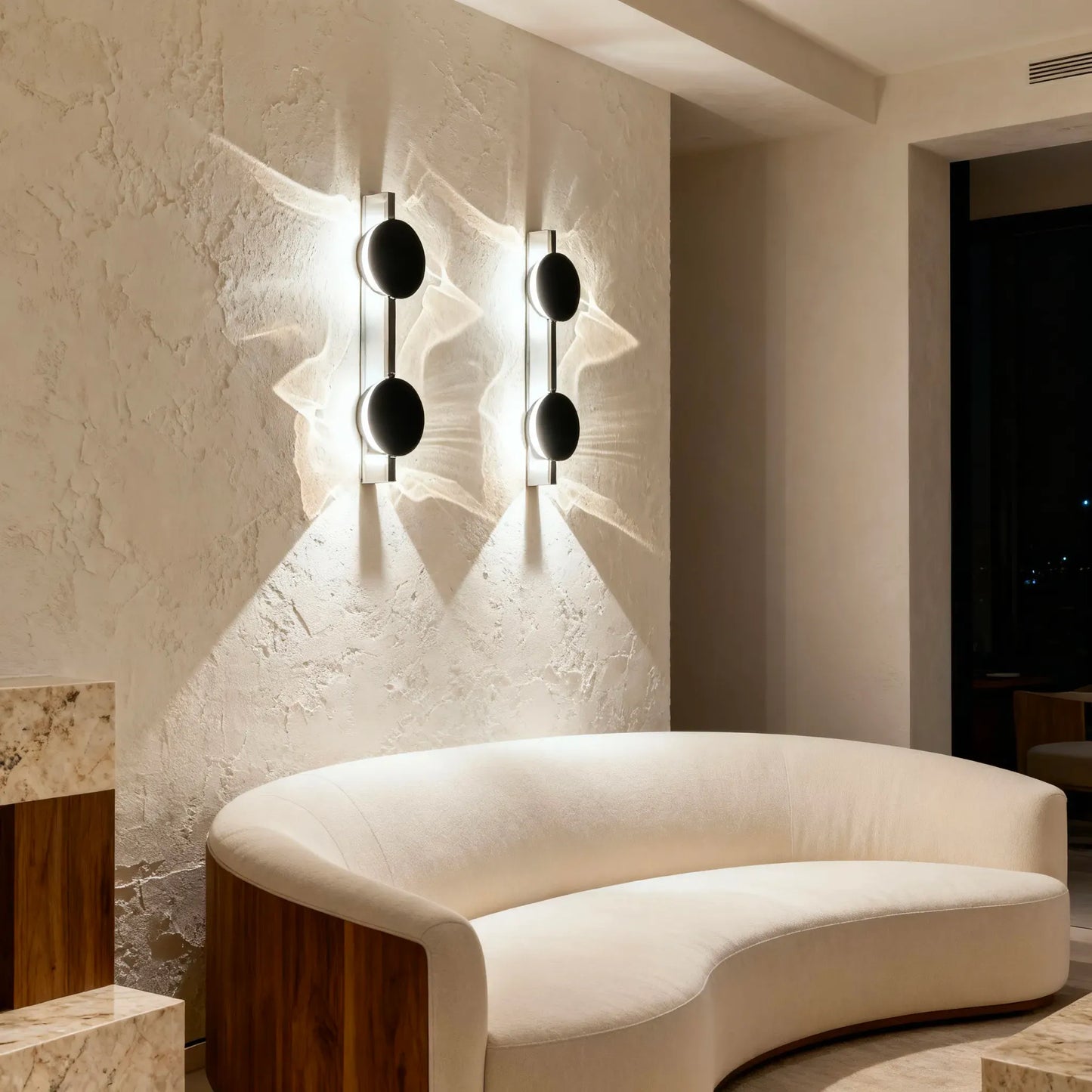 Designer Wall Lamp with Halo Glow Effect