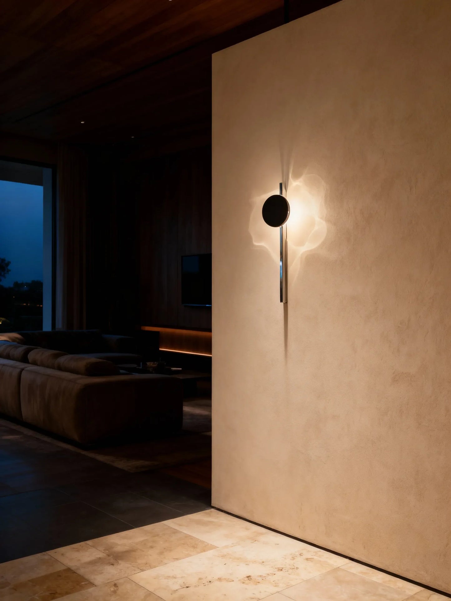 Designer Wall Lamp with Halo Glow Effect