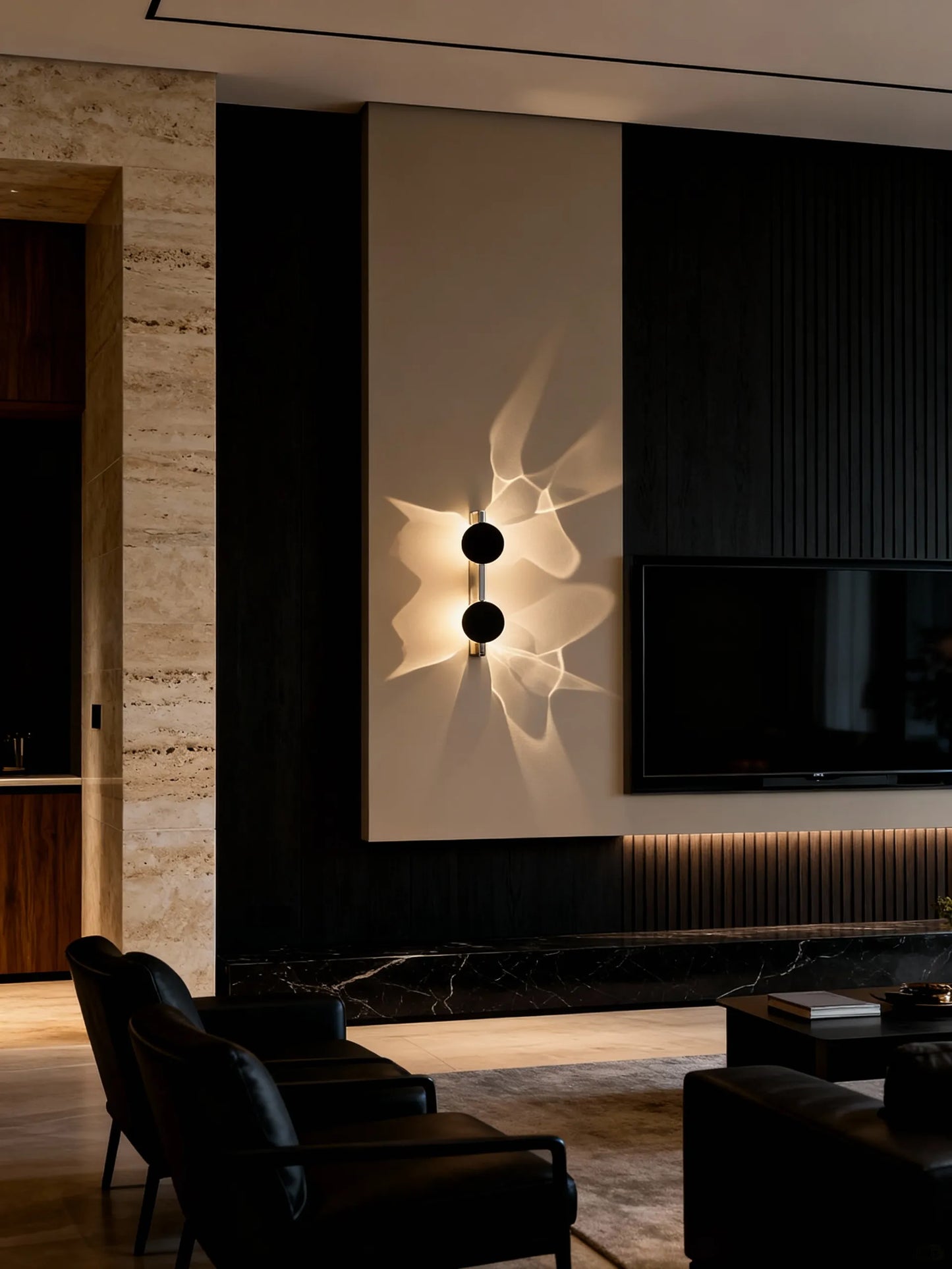 Designer Wall Lamp with Halo Glow Effect