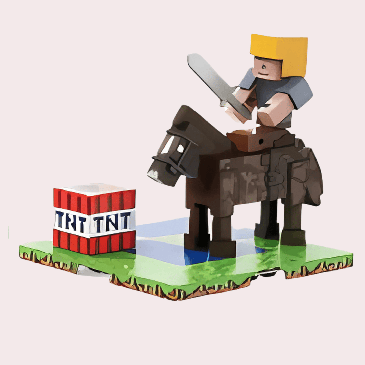 דמות מיינקראפט מיניאטורית – להרפתקה מלאה בדמיון!