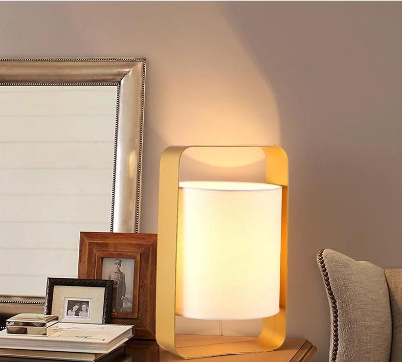 Nate - Modern Frame Floating Lantern Desk Lamp