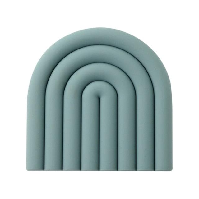 Rainbow Silicone Coasters